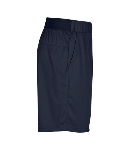 Unisex Adult Plain Active Shorts Dark Navy Clique