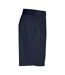 Unisex Adult Plain Active Shorts Dark Navy Clique-4