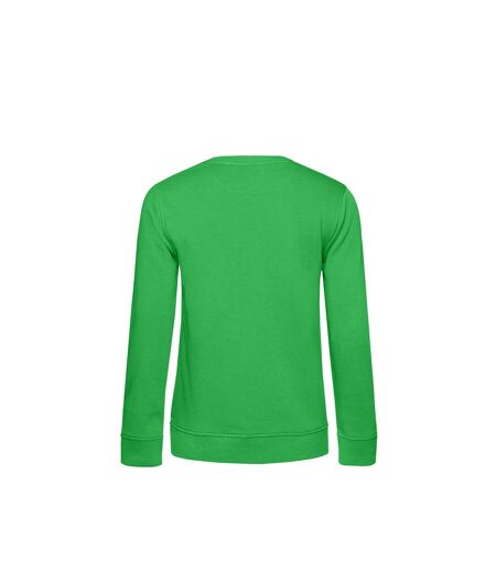 B&C Womens/Ladies Organic Sweatshirt (Apple Green)