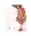 Mens Matt Leather Double Braided Bracelet One Size Black Lacoste-3