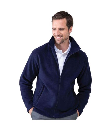 Henbury Mens Microfleece Anti-Pill Jacket (Navy) - UTRW678