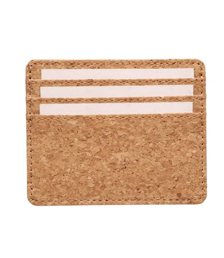 Porte-cartes Style Liège Taille Unique Beige MidOcean