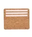 Porte-cartes Style Liège Taille Unique Beige MidOcean-1