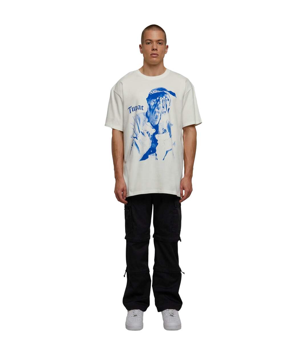 T-shirt Motif/style Tupac Shakur Me Against The World Homme Prêt À Teindre Mister Tee-1