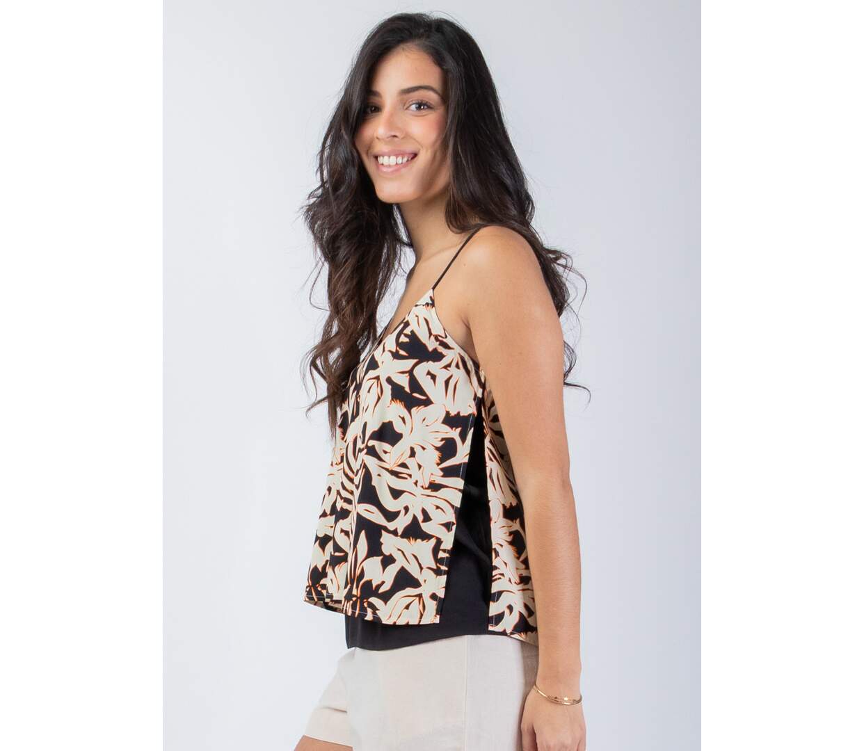 Top femme imprimé ethnique VAHINE tendance africain Coton Du Monde-3