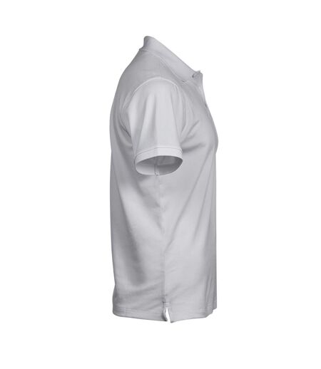 Mens Club Polo Shirt White Tee Jays