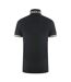 Unisex Adult Aldis Tipped Polo Shirt Black Aquascutum-3