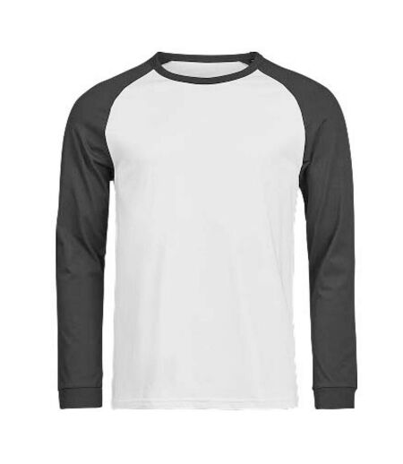 T-shirt Manches Longues Motif/style Balle De Baseball Unlabeled Homme Blanc Noir Tee Jays