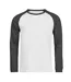 T-shirt Manches Longues Motif/style Balle De Baseball Unlabeled Homme Blanc Noir Tee Jays-1