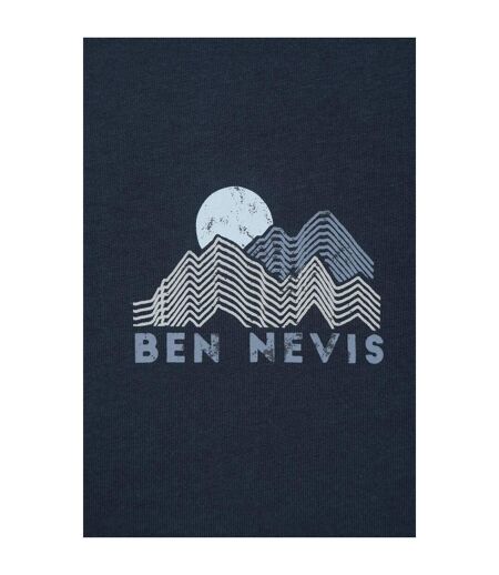 Mens Ben Nevis Sun Short-sleeved T-shirt Navy Mountain Warehouse