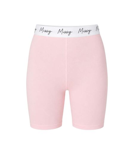 Womens/ladies Jersey Cycling Shorts Pink Missy Empire