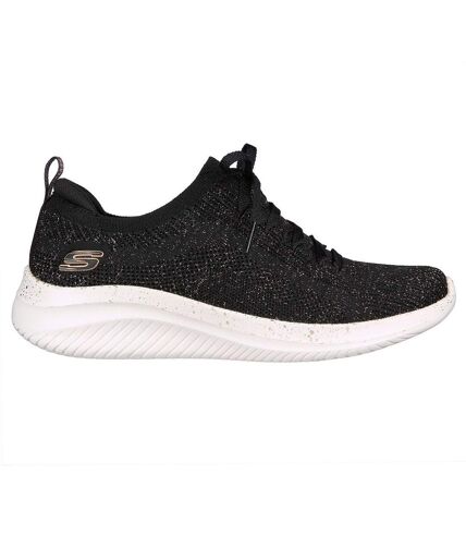 Skechers Womens/Ladies Ultra Flex 3.0 Let´s Dance Sneakers (Black/Rose Gold) - UTFS9785