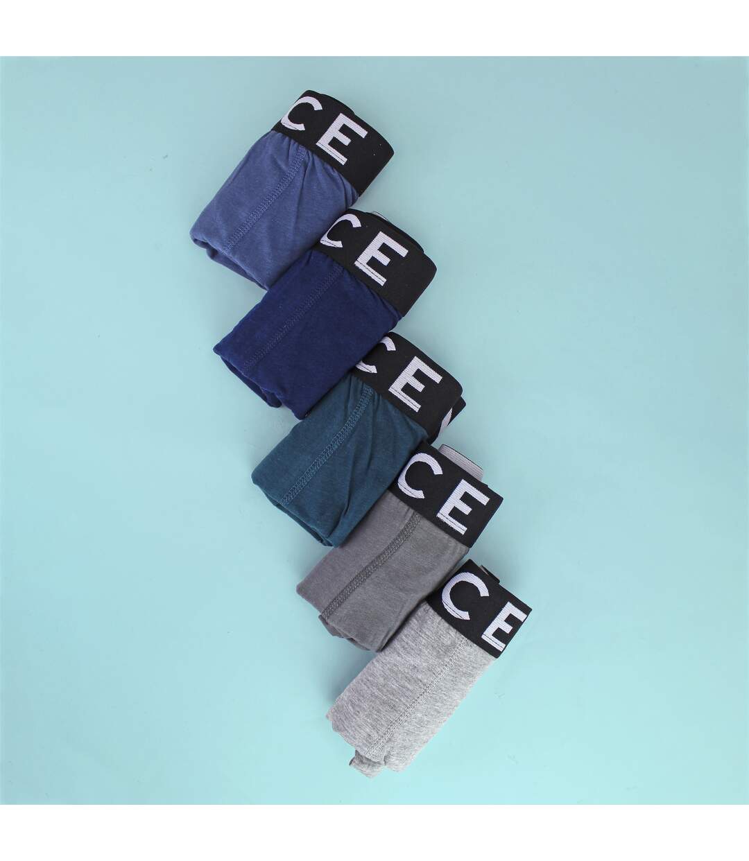 Nicce - Lot de 5 Boxers Homme DILLOW | Sous-vêtement Coton Doux et Respirant-3