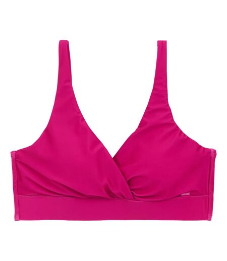 Womens/ladies paloma plain bikini top pink fusion Regatta