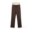 Pantalon Détente en Molleton de Coton Marron - Confort Stretch-2
