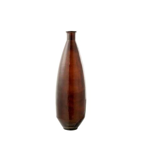 Paris Prix - Vase Design En Verre cuiso 81cm Marron Foncé