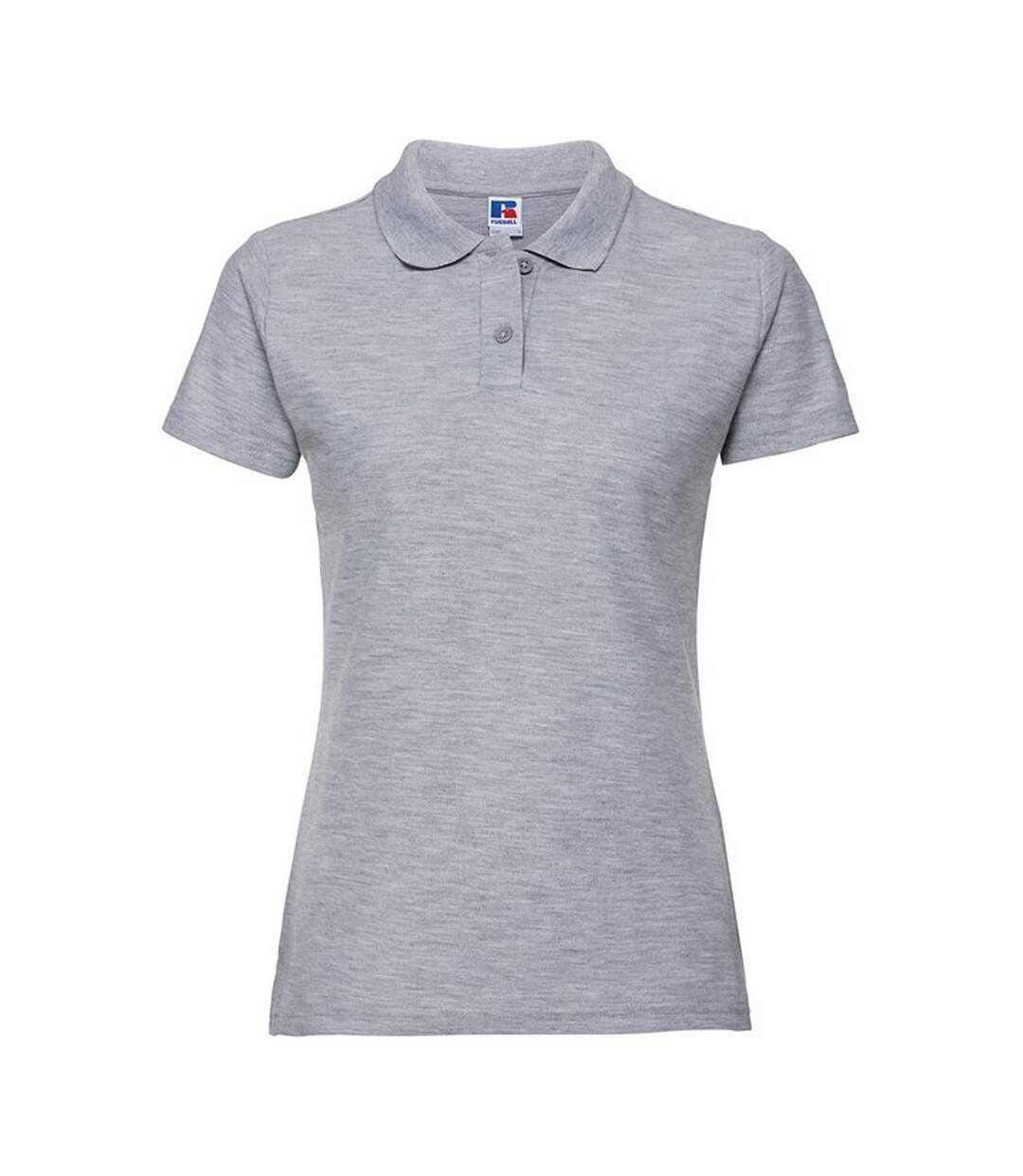 Polo femme gris clair oxford Russell