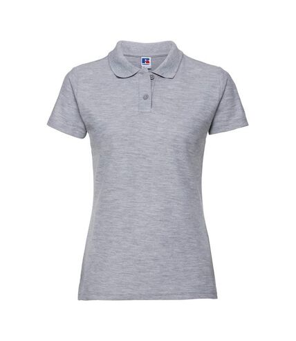 Russell Womens/Ladies Polycotton Classic Polo Shirt (Light Oxford Grey)