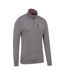 Mens marathon fleece top grey Mountain Warehouse