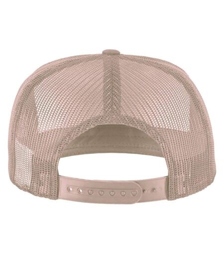 Casquette Trucker Motif/style Rétro Kaki Gris Flexfit