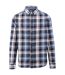Chemise Manches Longues Motif/style À Carreaux Zalah Homme Bleu À Carreaux Trespass-1