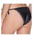 Bas De Maillot De Bain Motif/style Détail Contrasté Femme Noir Calvin Klein-2