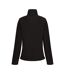Regatta Womens/Ladies Full-Zip 210 Series Microfleece Jacket (Black) - UTRW3192