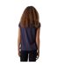Womens/ladies Ava Plain T-shirt Night Sky Vero Moda-3