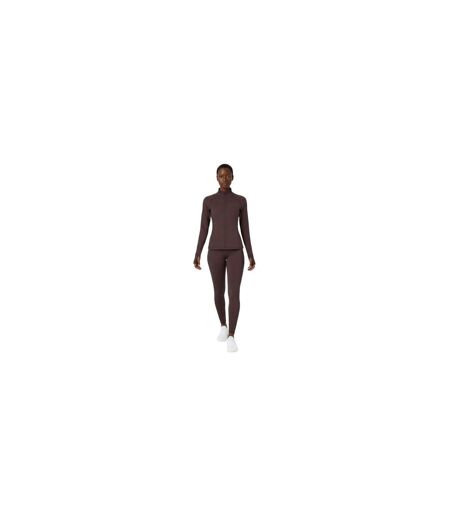 Haut De Survêtement Fitness Core Femme Marron USA Pro