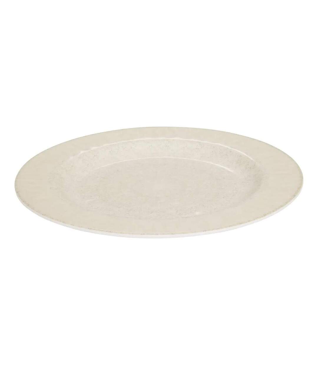 Lot de 6 Assiettes Plates Solène 28cm Beige-2