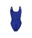 Maillot De Bain 1 Pièce Motif/style À Rayures 3s Femme Bleu Blanc Adidas-3