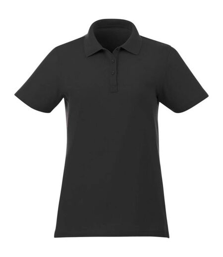 Elevate Liberty Womens/Ladies Private Label Short Sleeve Polo Shirt (Black)