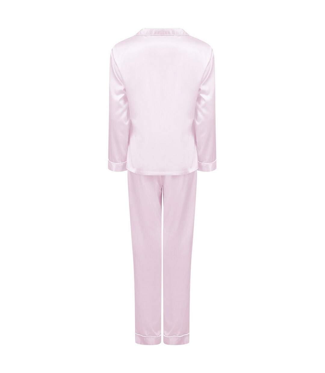 Ensemble de pyjama long femme rose clair Towel City-2