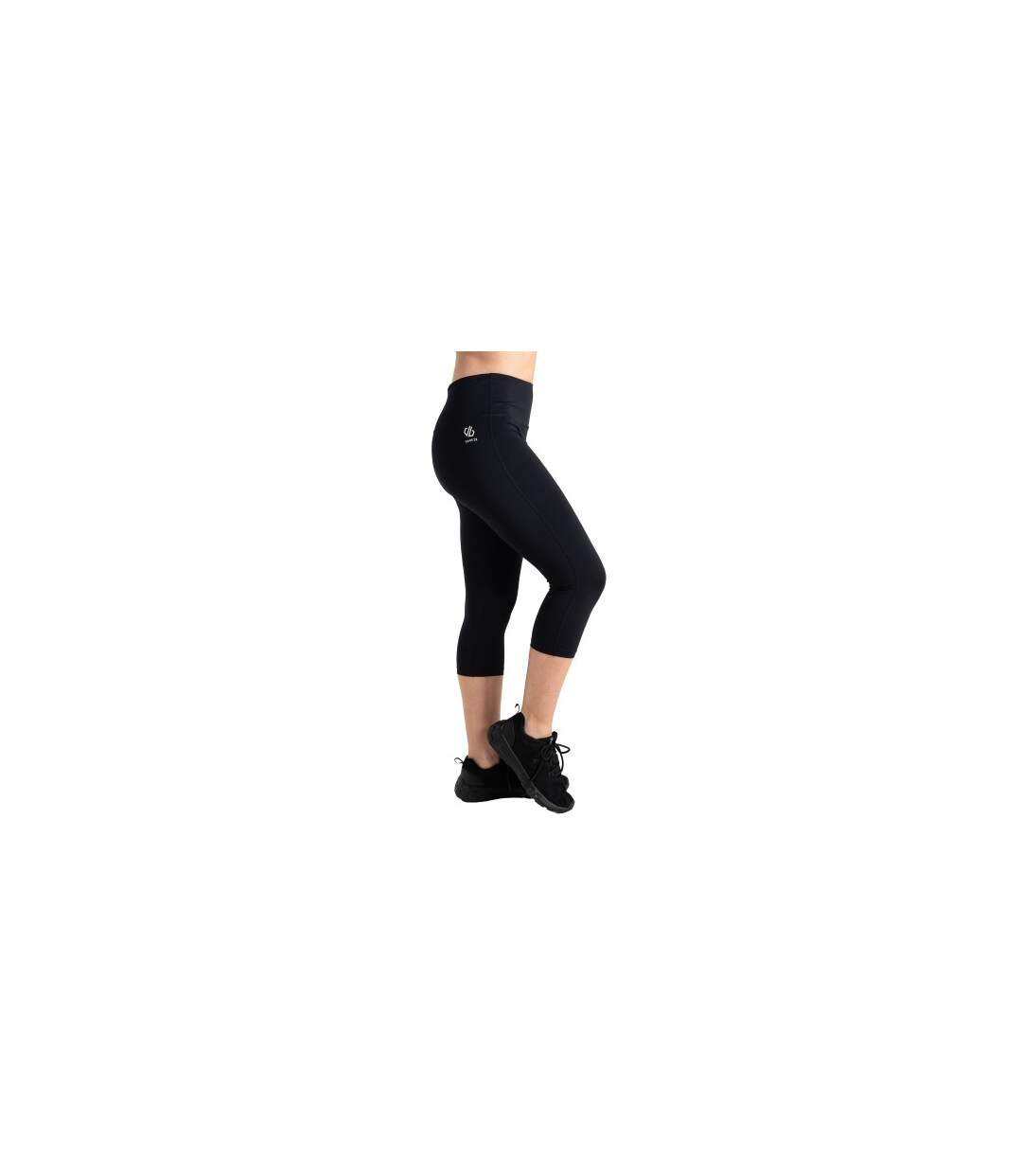 Legging Sport Motif/style Imprimé Tirets Femme Noir Regatta-1