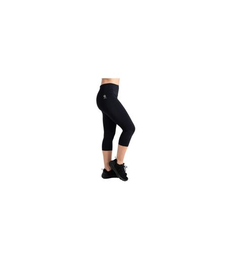 Legging Sport Motif/style Imprimé Tirets Femme Noir Regatta