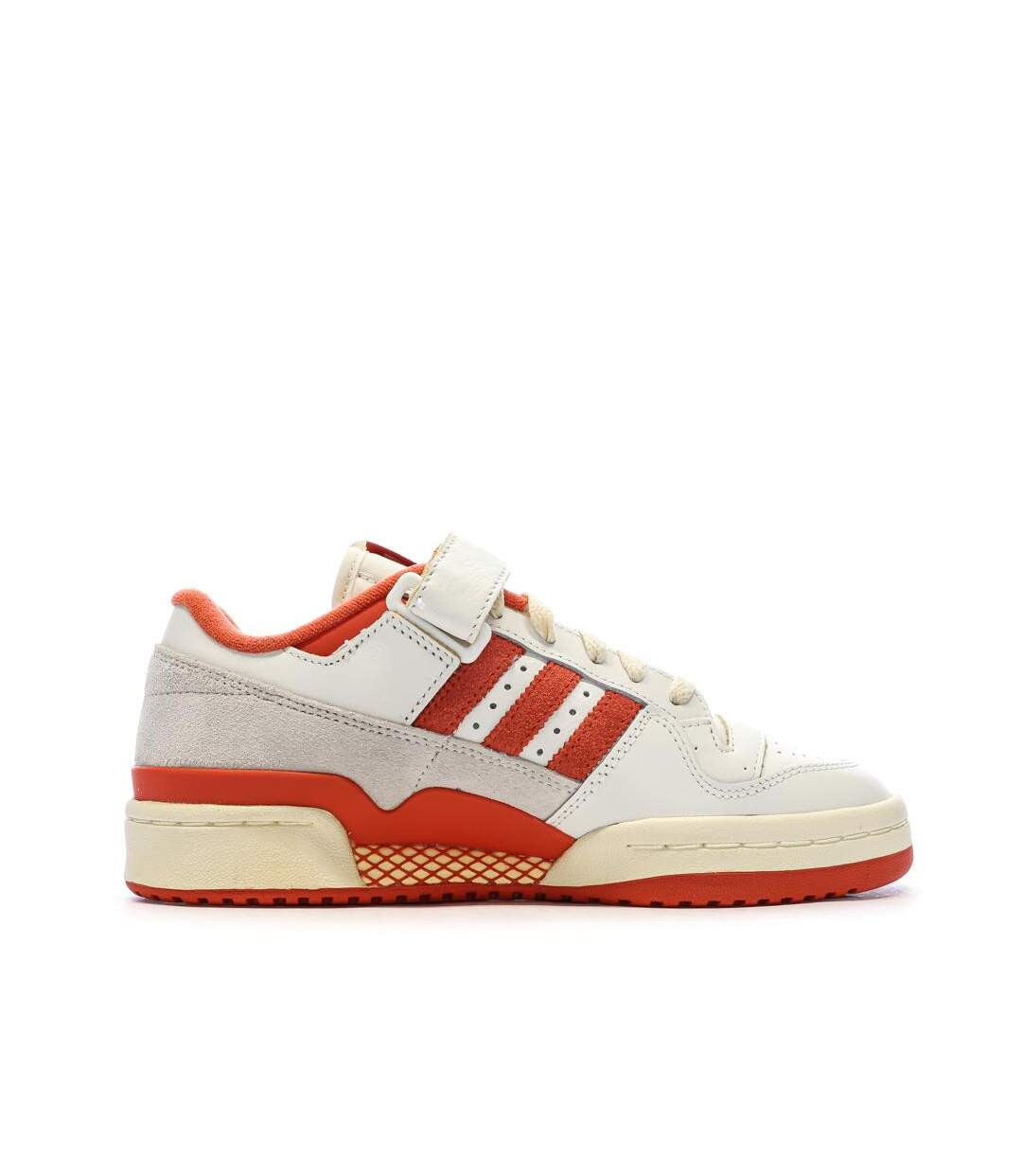 Baskets blanches/rouges homme adidas forum 84-2