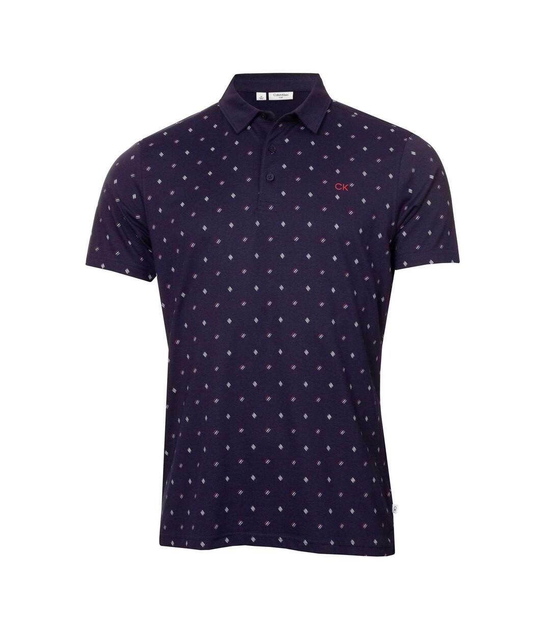 Polo Golf Motif/style Logo Homme Bleu Sombre Calvin Klein-1