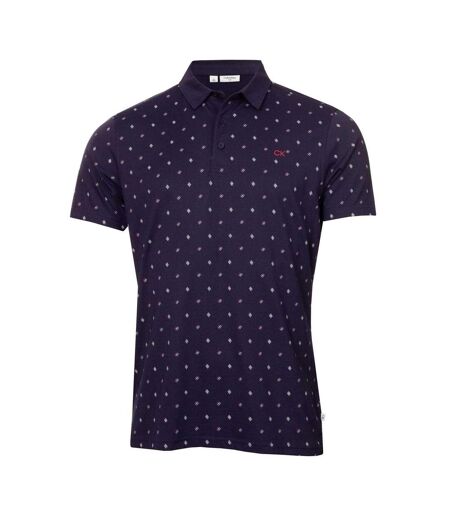Polo Golf Motif/style Logo Homme Bleu Sombre Calvin Klein