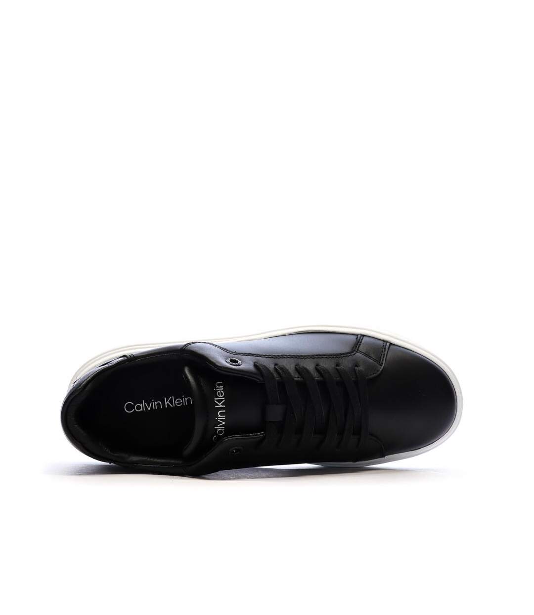 Baskets noires homme calvin klein jeans low-4