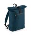 Sac à dos roll-top polyester recyclé - BG286 - bleu pétrole