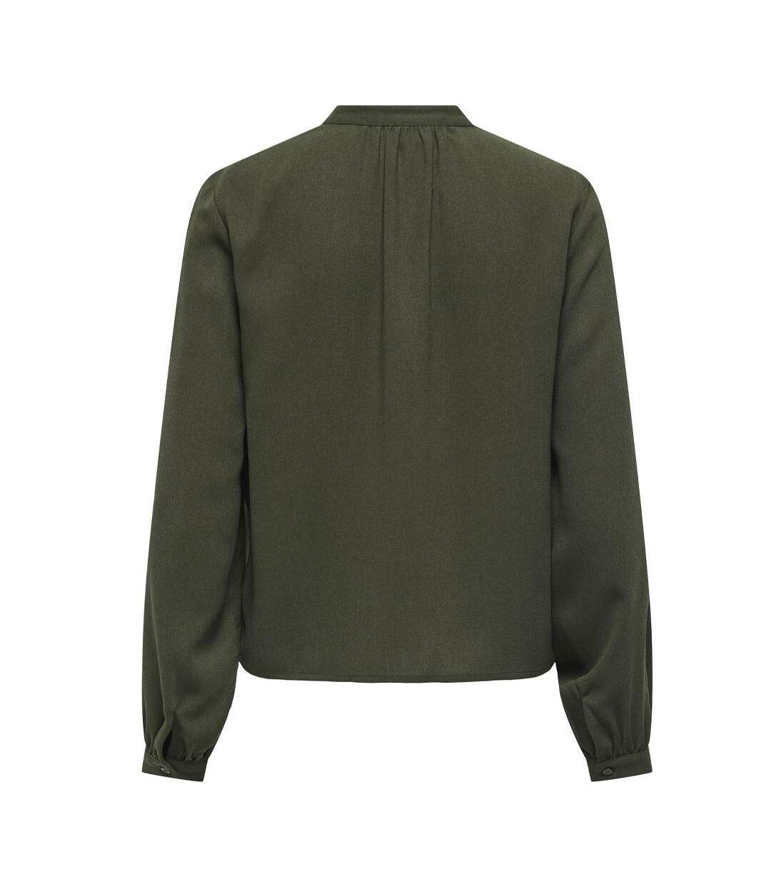 Blouse kaki femme jdy belle-2