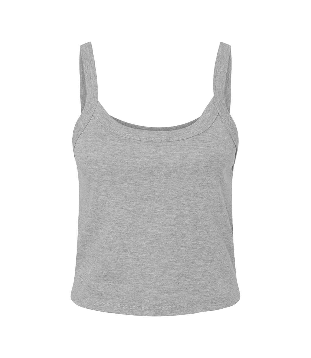 Débardeur Femme Gris Clair Chiné Bella + Canvas-1