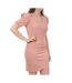 Robe tulipe rose femme vero moda elisa-1