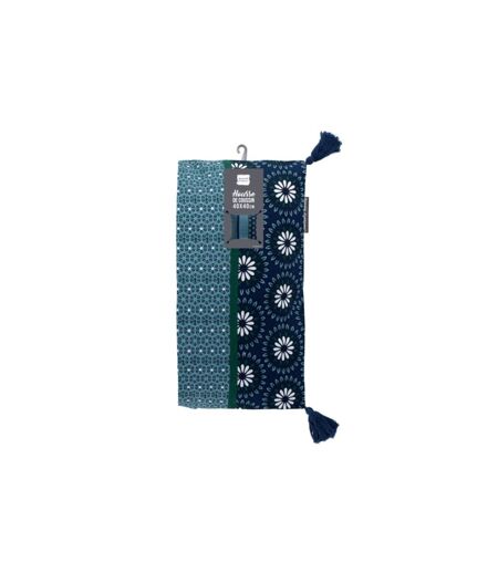 Housse de Coussin Déco Catalaya 40x40cm Bleu