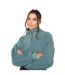 Sweat À Capuche Kimora Femme Vert De Gris Lily Lane-3