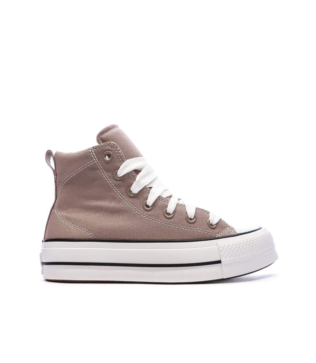 Baskets taupe femme converse chuck taylor all star puff-2