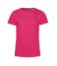 Womens/ladies Inspire E150 T-shirt Magenta Pink B&C-1