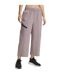 Womens/ladies Fleece Open Hem Joggers Grey Under Armour-2