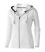 Elevate Womens/Ladies Arora Hooded Full Zip Sweater (White)