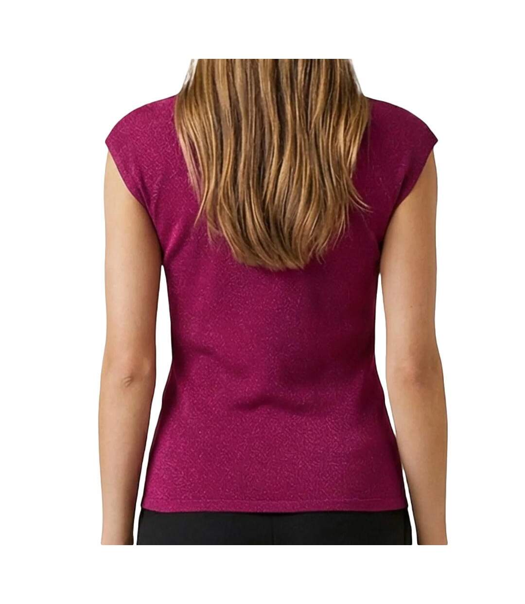 T-Shirt violet femme morgan divali-2